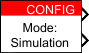 Control task configuration block Simulink