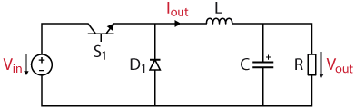Step-down buck converter schematic